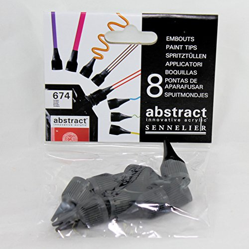 Sennelier Abstrakte Acrylfarbe in 8 Formen.