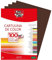 Fixo Paper 11110440 – Paquete de cartulinas A4 – 100 unidades color marrón chocolate, 180g