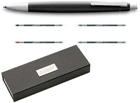 Lamy 401 Modell 2000 M401 4-Farbschreiber schwarz/blau/rot/gr?n (Stift + Ersatzminen)