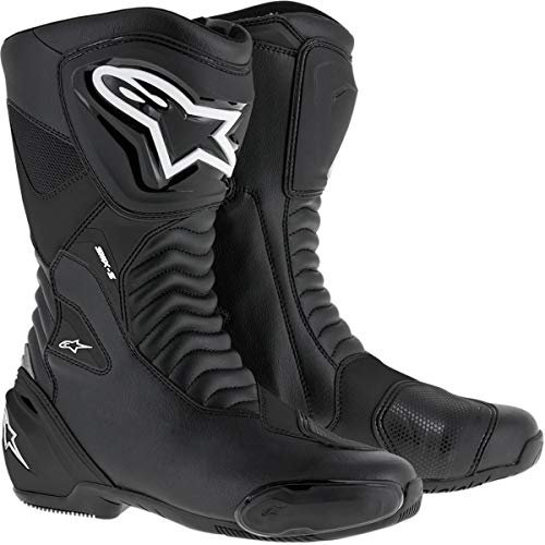 Alpinestars 1, Stivali da Motocicletta Unisex-Adulto, Black White Yellow Fluo, 47 EU