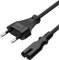 Certificazione UE,5 piede/1.5M Cavo di Ricarica Originale 2 fori per Microsoft Surface Go/Book/Laptop,Surface Pro 3/4/5/6/7/X,Mac Mini &TV 2 3 4,HP Envy,Canon Pixma,Tutte le Attrezzature a 2 Fori.