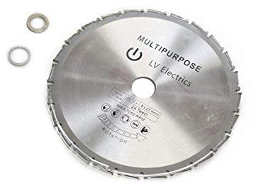 1 disco de hoja de sierra circular especial para cortar acero, aluminio, madera y plástico, hierro y metales no ferrosos, 210 mm × 25,4 mm × 24 toneladas.