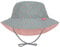 LÄSSIG Baby Kinder Sonnenhut Strandhut Sommerhut Sonnenschutz Kinderhut Babymütze Wendbar Atmungsaktiv UV-Schutz 50+/Splash & Fun Sun Protection Bucket Hat Seal, 09-12 Monate