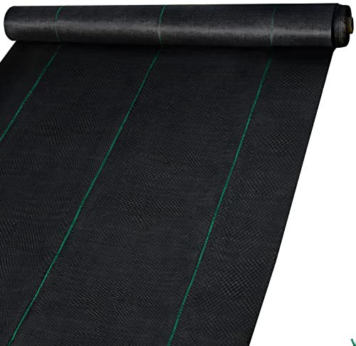 VEVOR - Lona tejida para jardín, 91,4 m x 1,83 m, tela antimalezas, tejido antirrayos UV, 17,8 kg, para callejones de terrazas para evitar malas hierbas y también ideal para pasillos de huertos