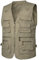 Yukirtiq Herren Angeln Weste ärmellos Freizeit Jagd Herrenwesten Sommer Trekking Wander Weste Reporterwesten Safari Weste mit Vielen Taschen, Khaki, 3XL