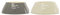 Scruffs Icon 2 Piece Long Eared Dog Food & Water Bowl - Light Grey & Cream