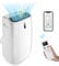 TANGZON 5-in-1 Portable Air Conditioner 12000BTU/14000BTU, WIFI Smart App Compatible, Cooler, Heater, Dehumidifier, 3 Speeds Fan with Sleep Mode, Remote Control, 24H Timer & Digital Display (12000BTU)
