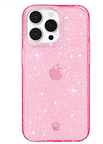 VELVET CAVIAR for iPhone 14 Pro Max Case Pink Glitter - 10ft Drop Tested - Stardust Sparkly Bling Cases