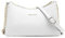 David Jones - Damen Kleine Umhängetasche - Frau Kette Tasche Schultertasche PU Leder Multi Taschen - Handtasche Flache Viele Fächern Crossbody Bag Clutch - Handy Party Abendtasche Mode - Weiß