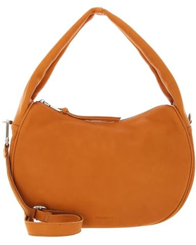 FREDsBRUDER Leder Schultertasche Bobonia Hobo Bag Melon orange