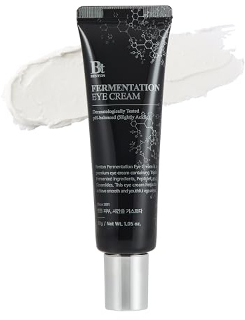BENTON Fermentation Eye Cream New Version (1.05 oz.) - Galactomyces & Bifida Ferment Anti-Wrinkle Eye Treatment Cream, Dark Circles & Puffiness & Under Eye Bags