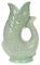 Gurgly Iconic Sage Green Glug Jug Small 23cm 750ml – Fish Water Jug, Decorative Fish Vase, Ornament, Carafe