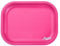 MAICHENG Metal Tray, Cute Serving Tray, Hot Pink Room Decor for Kitchen, Bathroom, Makeup, Jewelry (7x5.5 in) Gifts for Women Girls Mom