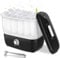 Shulltji Towel Warmer, Hot Towel Steamer with 5L Large Capacity, Towel Heater Fast Heating to 212 ℉/100℃, Hot Towel Machine with Towel Clip, for Spa Facials Barber Beauty Salon Home Use, Black