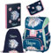 OXY BAG PREMIUM Schulset 4 set | Ergonomische Schulrucksack set, Sportbeutel & Federmappe mit A4 Dokumentenbox | Ideal für 1. & 2. Klasse | Sicher, Komfortabel & Reflektierend