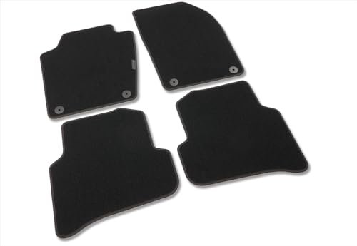 Kovvar Fußmatten passend für Skoda Fabia 2014-2021 Passend zur Ausführung: 3 | Kompakt/Combi | Qualität: Luxury