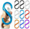 10 Stück Karabiner, S Form Karabine, S Karabiner Karabinerhaken, S Kleine Karabinerhaken, Camping Karabinerhaken, Für Zuhause,Rucksäcke,Outdoor Wandern,Camping,Angeln,Reisen,Schlüssel(Mehrere Farben)