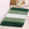 ZIYA HOMES Green Bath Mat 50x60cm - Non-Slip Washable Bathroom Mat, Extra Soft and Absorbent Bath Mats for Bathroom Floor, Tub, Shower, Fluffy Shaggy Bath Mat for Bathroom Doormat
