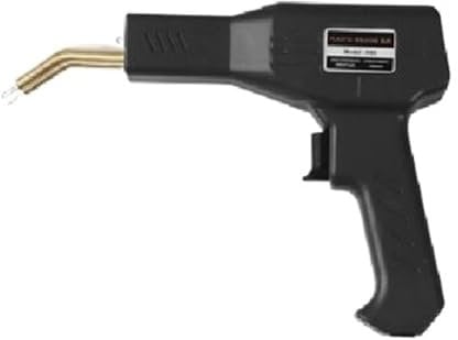 Plastic Welder Hot Staple Gun Car Bumper Plastic Welding Gun Heating Fusion Welding Machine Equipment Car Body Repair Spot Welder Gun Tools Kit(Black,Weldering Gun Only)