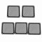 TEUOPIOE Magnetic PC Fan Dust Filter 2 Pack PVC Mesh Frame Air Vent Cover for Computer Case Cooling Dustproofss Screen for PC Tower and Desktop for Gamers PC Builders and Tech Enthusiasts