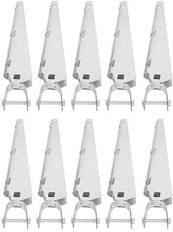 Barbed Wire Extension Arm Durable Resistant Steel Fence Height Extender for Chain Link Fence 10PCS