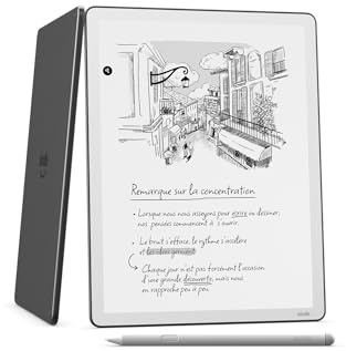 Amazon Kindle Scribe 64 GB (newest generation) — 11 paper-like display with front light — Thinner, lighter, faster — Write in the built-in notebook, documents and books