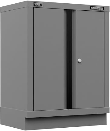 Sealey Superline PRO® Black Edition Floor Cabinet 2 Door 680mm - APMS33BE