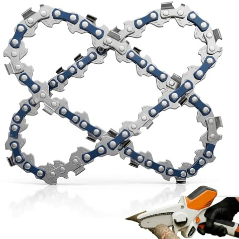 2 X Sägeketten für Stihl GTA 26 Kettensäge,1/4 1,1mm 28 TG Kettensäge Kette für 10cm Schiene,kompatibel mit Stihl GTA 26 Kette 36700000028,Praktische Zubehör