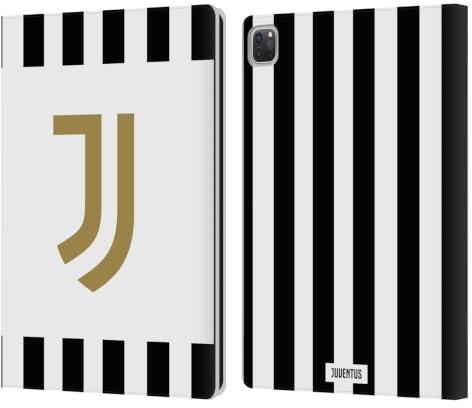 Head Case Designs Offizielle Juventus Football Club Haus 2026/27 Ausrüstung Leder-Wallet-Hülle Kompatibel mit Apple iPad Pro 12.9 2020/2021/2022