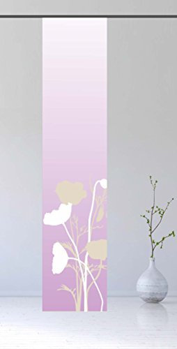 gardinen-for-life Flächenvorhang Cloves Color Flieder - Schiebevorhang, Gr.60x260 cm