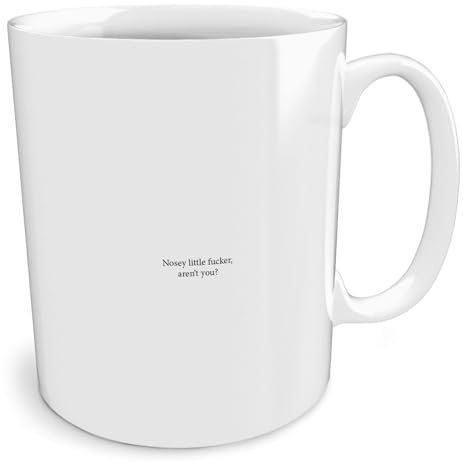 Black Raven Design - Nosey Little Fucker, aren't You?, Ceramic Mug, 11fl oz