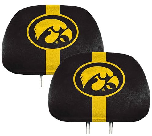 Team ProMark NCAA Iowa Hawkeyes Kopfstützenbezüge Full-Print 2er Pack