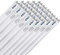 e-lite LED Röhre T8, 72cm, sehr hell, 1300lm, 10W, 865, 6500 Kelvin, Tageslichtweiß, Glas, 330 Grad, homogenes Licht, langlebig 50.000h, 5 Jahre Garantie, 27mm Durchmesser, inkl. Starter, 25 Stück