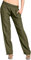 Caspar KHS020 Damen Casual Leinen Hose, Farbe:Khaki, Größe:S - DE36 UK8 IT40 ES38 US6