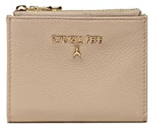 Patrizia Pepe Geldbörse Doppelreißverschluss Sand Geldbörse Beige Damen 12 x 9 x 1 cm