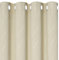 BUHUA Blickdichte Gardinen Verdunklungsvorhänge, Lichtundurchlässig Vorhang mit Muster, Ösenvorhang Thermogardinen für Schlafzimmer, Beige 214x132cm(HxB), 2er Set