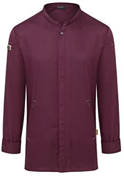 Karlowsky Kochjacke Green-Generation, aus nachhaltigem Material, 72% GRS Certified Recycled Polyester / 28% Conventional Cotton aubergine Größe 66