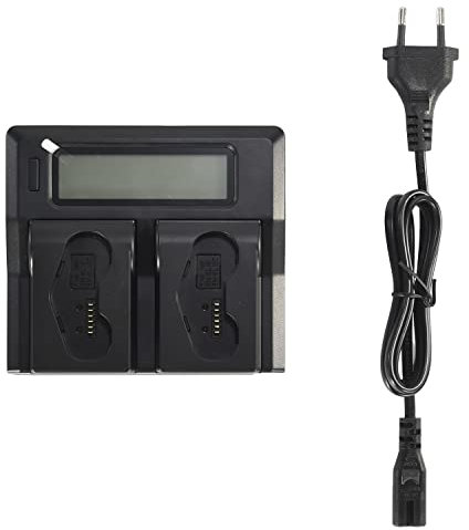 DSTE Dispositif de Charge Double Couche Compatible avec écran LCD Nikon EN-EL18 EN-EL18d Z9 D4 D4S D800 D800E caméra