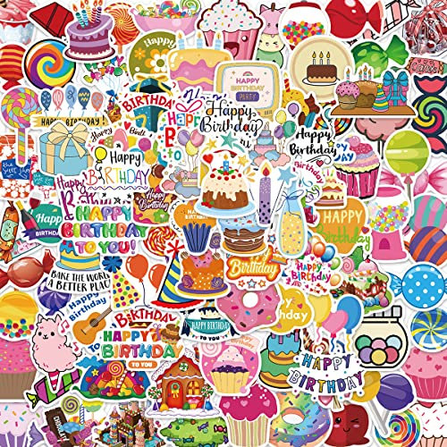 Süßigkeiten Aufkleber Candy Sticker Set 100 Stücke Niedlich Deko für Auto Laptop Skateboard Fahrrad Moped Motorrad Fahrrad Computer,Geeignet für Erwachsene Kinder