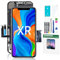 YOXINTA iPhone XR Display 6.1'', iPhone XR LCD Bildschirm Ersatz Digitizer Assembly, 3D Touch, Face ID, Kleber, Bildschirmschutz, Reparaturwerkzeug, Kompatibel mit Modell A1984, A2105, A2106, A2108