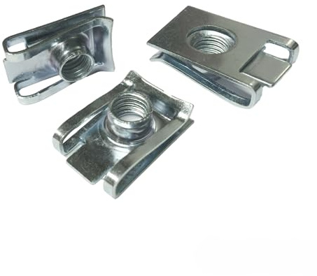 Chimney Nuts Spire U Clips Lug Speed Fasteners U Nuts Fixings Panel M8 (Pack of 25)