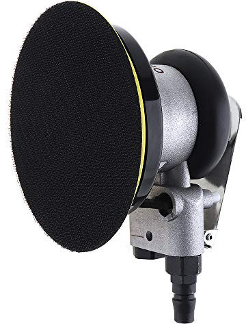 ChgImposs Ponceuse orbitale à air aléatoire de 12,7 cm ponceuse pneumatique double action, ponceuse pneumatique circulaire à surface mate sans vide, ponceuse pneumatique polie