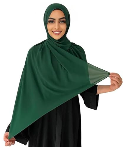 Medinah Hijab moderne hijab kopftuch-Frauen Premium Chiffon Hijab Kopftücher, Kopftuch aus leichtem Stoff- kopftuch damen 180X70cm groß, aus hochwertigem Stoff