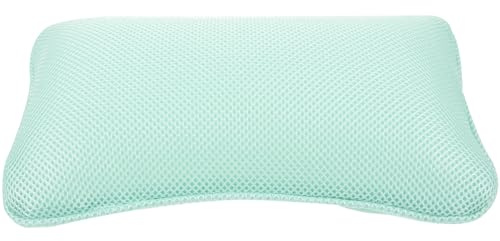 Badewannen Kopfkissen mit Saugnapf, 3D-Netz, Waschbar Weihnachten Party | Polyester und Silikon, für Kopf und Nacken, Tragbar, Rutschfest, für Reisebad und Badewanne Zufällige Farbe