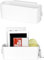 QWORK® 2 Stück Bett Organizer zum Einhängen mit Abnehmbaren Haken, Regal Zum Einhängen, für Bücher, Telefone, Zubehör