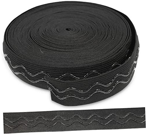Operitacx 1 Rolle rutschfestes Gummiband seidenbettwäsche silkn elastisches Kleiderband kreative Gummibänder elastisches Strickseil Stretchband eben Kunsthandwerk Gürtel