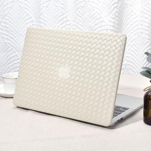 Vozehui Compatibile con MacBook Air 13 pollici Case2022 2021 2020 2019 2018 Release A1932 A2179 M1 A2337 Touch ID, Elegante custodia rigida in plastica e Cover trasparente per tastiera, Pelle PVC tart