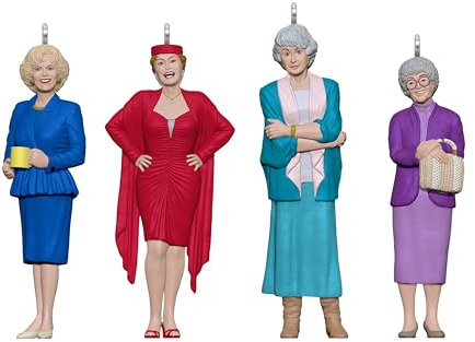 Hallmark Keepsake Mini-Weihnachtsschmuck, The Golden Girls, 4er-Set, TV-Show-Geschenke