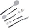 Cabilock Service De Table En Acier Inoxydable À Motif Marbré - Ensemble De Couverts 5 Pièces (fourchettes Et Cuillères)