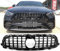 KanaAt Auto Front Kühlergrille für Mercedes Benz E Class Facelift E220 E300 2021 2022 2023 W213 W238 GT AMGE350 E400 Auto Frontstoßstange Grilles Renngrill Styling Zubehör,A-Black